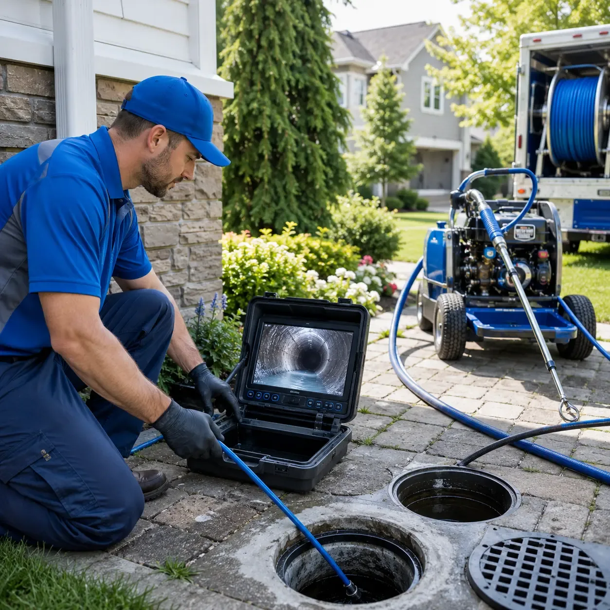 Outdoor drain cleaning professionals serving Lansing, NY